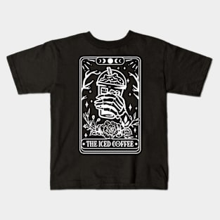 The Iced Coffee Tarot Card Kids T-Shirt